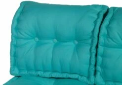 Coussins Palette Capitonné 120x80x20cm Bleu Caraïbes -VerdeLuxe 648b51cc58db56.54314177