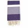 Fouta En Coton Arthur 100x200cm Violet -VerdeLuxe 648b51cdec4b69.79396594