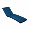 Coussin Bain De Soleil / Matelas Pour Transat Dehoussable- 185x60x5cm - Bleu Petrole -VerdeLuxe 648b51d5100439.30110911