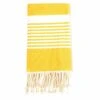 Fouta En Coton Arthur 100x200cm Jaune