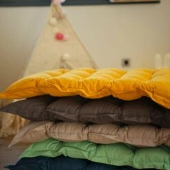 Coussin Capitonné Confort Intérieur Extérieur 120x60cm - Vert Mint -VerdeLuxe 648b5534db40f8.15564282