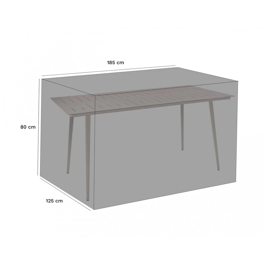Housse De Protection Table Rectangulaire Imperméable Et Résistante Aux UV En Polyester Bleu Marine - 205x125x80cm 3 Housse De Protection Table Rectangulaire Imperméable Et Résistante Aux UV En Polyester Bleu Marine - 205x125x80cm