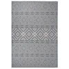 VIDAXL Tapis à Tissage Plat D'extérieur 160x230 Cm Rayures Bleues