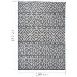VIDAXL Tapis à Tissage Plat D'extérieur 160x230 Cm Rayures Bleues 13 VIDAXL Tapis à Tissage Plat D'extérieur 160x230 Cm Rayures Bleues -VerdeLuxe 6494a1525568f0.88299823
