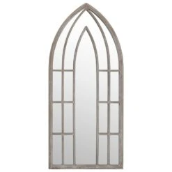 VIDAXL Miroir De Jardin Sable 100x45cm Fer Pour Utilisation Extérieure