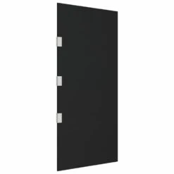 VIDAXL Panneaux Latéraux Pour Auvent De Porte 2 Pcs Noir Verre Trempé -VerdeLuxe 6494a1533acda3.08997359