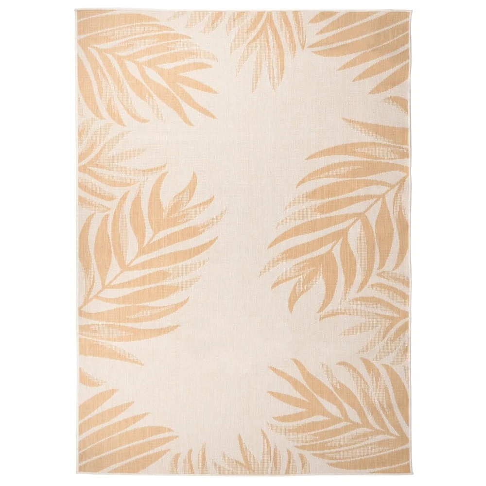 VIDAXL Tapis à Tissage Plat D'extérieur 200x280 Cm Motif De Feuille 3 VIDAXL Tapis à Tissage Plat D'extérieur 200x280 Cm Motif De Feuille