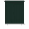 VIDAXL Store Roulant D'extérieur 120x140 Cm Vert Foncé Pehd