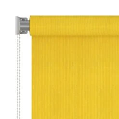 VIDAXL Store Roulant D'extérieur 120x140 Cm Jaune Pehd -VerdeLuxe 6494b675a84140.80325634