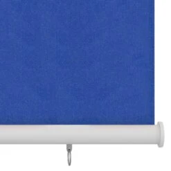 VIDAXL Store Roulant D'extérieur 120x140 Cm Bleu Pehd -VerdeLuxe 6494b679ee1471.16188234