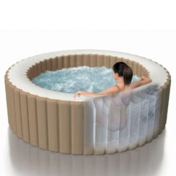 Intex Cuve Thermale De Massage à Bulles Ronde Purespa 196x71 Cm -VerdeLuxe 6498a409d87fd5.59930769