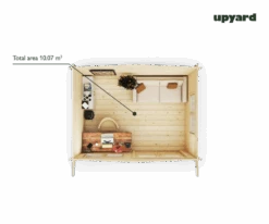 Maison De Jardin Marselan | 350x300 Cm | Certifié Pefc -VerdeLuxe 6499eac477a191.07387274