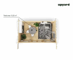 Maison De Jardin Chenin | 500x300 Cm | Certifié Pefc -VerdeLuxe 6499eac5d2a482.91360434