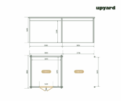 Maison De Jardin Grenache | 600x300 Cm | Certifié Pefc -VerdeLuxe 6499eac7337239.78251496