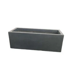 Jardinière Martinfibre D'argilegris Anthracite - 50x17,2x17,2 Cm