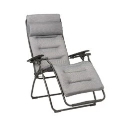 Lafuma Fauteuil Relax FUTURA BeComfort En Acier Et Toile Gris - 83x70x115 Cm -VerdeLuxe 734427 004 1
