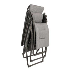 Lafuma Fauteuil Relax FUTURA BeComfort En Acier Et Toile Gris - 83x70x115 Cm -VerdeLuxe 734427 005