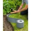 Nature Bordure PE Recyclé, Coloris Gris, Rouleau Longueur 10m Et Hauteur 15cm -VerdeLuxe 744488 004