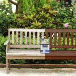 Huile Rénovatrice Teinte Teck Pour Mobilier En Bois Grisé 750 Ml -VerdeLuxe 809244 002