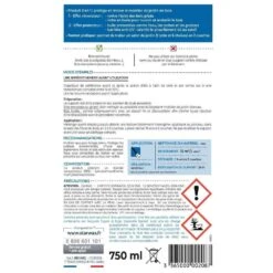 Huile Rénovatrice Teinte Teck Pour Mobilier En Bois Grisé 750 Ml -VerdeLuxe 809244 006