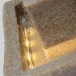 Fontaine Bouddha Debout En Pierre Reconstituée Avec Led -VerdeLuxe a270ddefd5d20aac