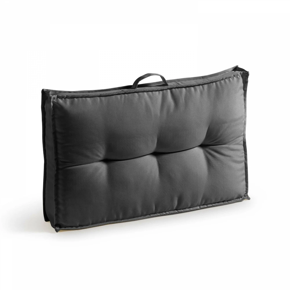 Coussin Palette Dossier Polyester Anthracite 60 X 40 X 12 Cm 3 Coussin Palette Dossier Polyester Anthracite 60 X 40 X 12 Cm